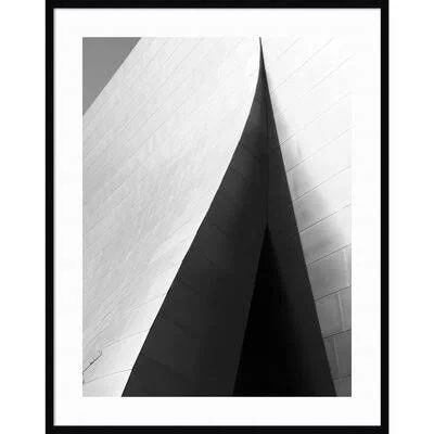 Ode to Gehry 11 by Dag - Picture Frame Photograph Print on Paper AllModern Format: Black Framed Paper, Size: 43.12x22 H x 34.12x