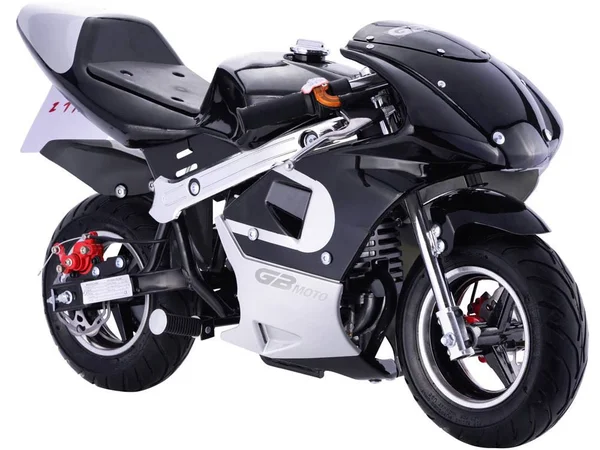MotoTec GBmoto Black 40cc GAS Pocket Bike 4-Stroke