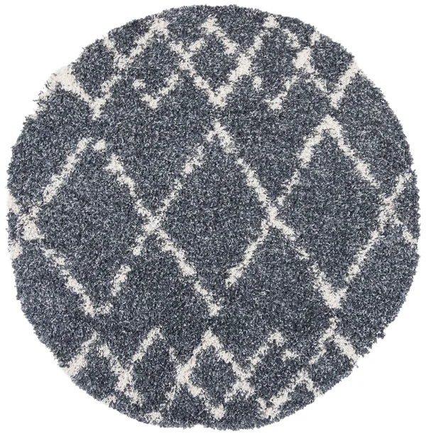 Safavieh Pro Lux Shag Cream/Blue 8 ft. x 10 ft. Area Rug