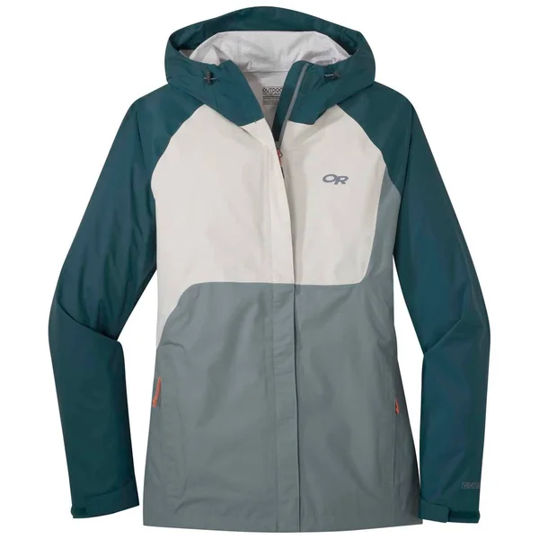 Outdoor Research Women's Apollo Jacket Large - mediterranean/lead/sand