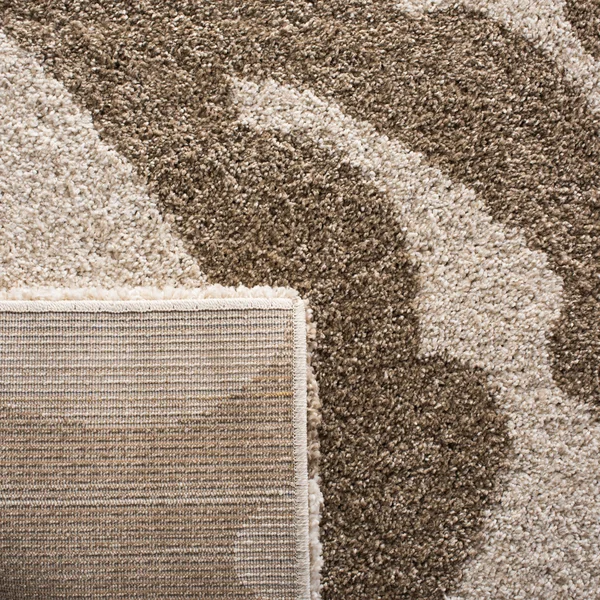 Safavieh Florida Shag Cream & Beige 5&-3x22 x 7&-6x22 Rug