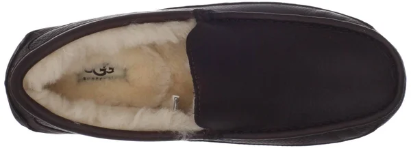 UGG Men's Ascot Leather Slipper In China Tea - 12M