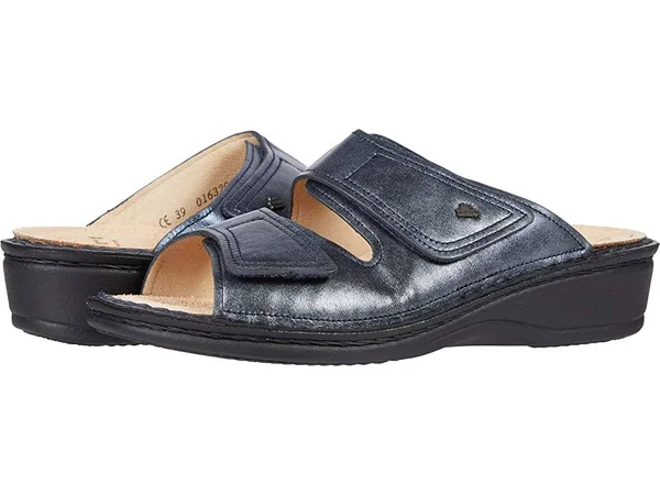 Finn Comfort Jamaica Blue Fowler Leather Soft Footbed 37