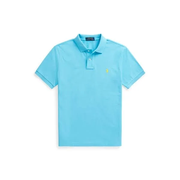 Big & Tall Polo Ralph Lauren Mesh Polo Shirt - Lindsay Blue - Size 3X, Men's