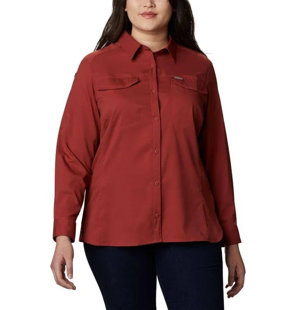 Columbia Women's Silver Ridge Lite Long Sleeve Shirt - 1x - Purple