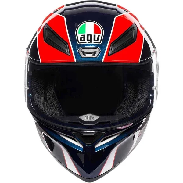 AGV K1 Pitlane Helmet - Blue/Red/Yellow - XL