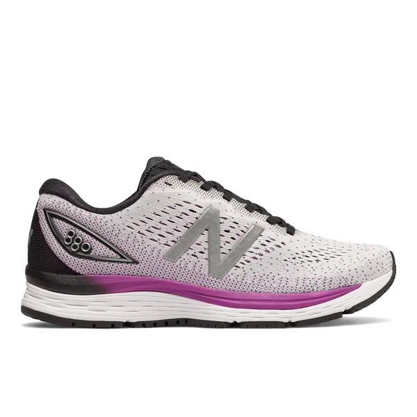 New Balance Women's 880v9 Shoes White with Purple & Black, Size: 6
