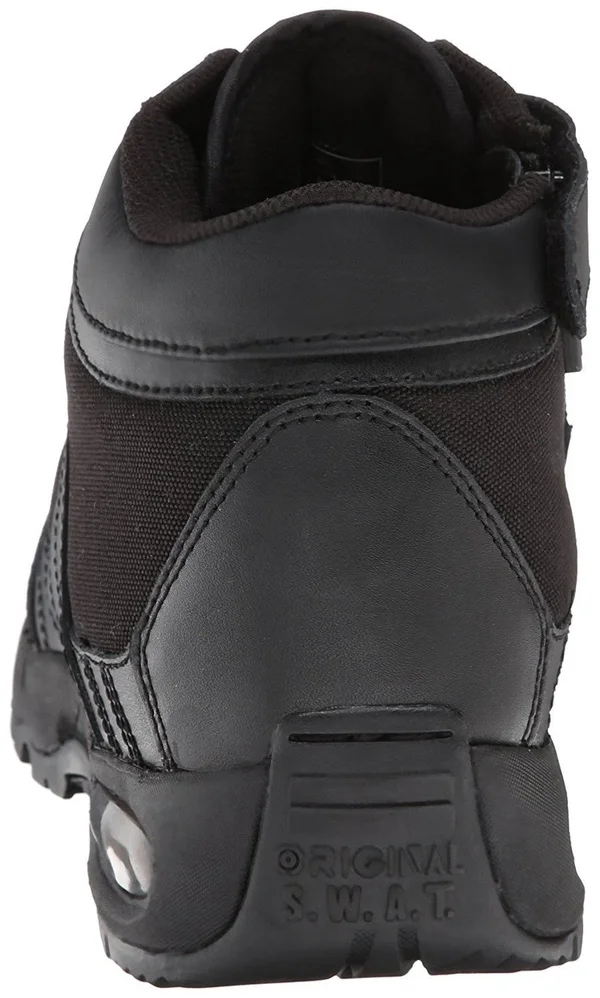 Original S.W.A.T. Men's Metro Air 5 inch Side-Zip Safety Tactical Boot - Black 5.5