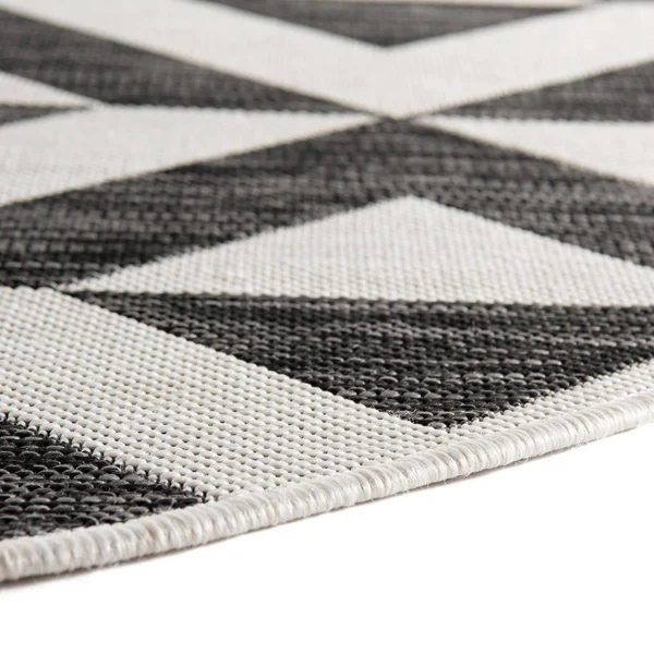 Jill Zarin Napa Indoor Outdoor Rug - Grey, 5x8 ft