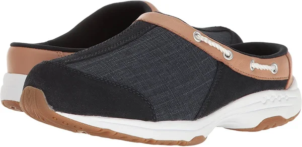 Women's Easy Spirit Travelport Clog, Size 10 WW - Blue