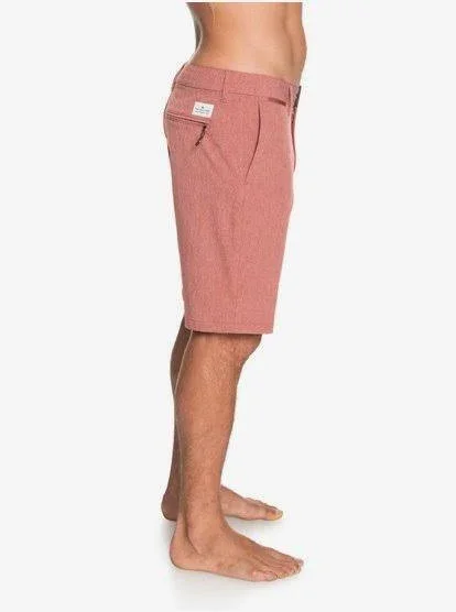 Quiksilver Union Heather Amphibian Hybrid Shorts - Henna - 32