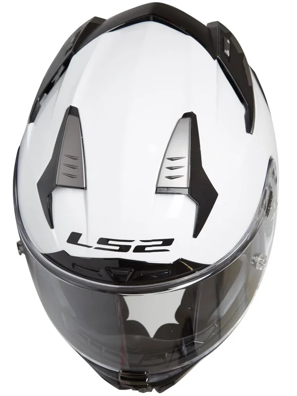 LS2 FF327 Challenger Solid Helmet - White, Size S