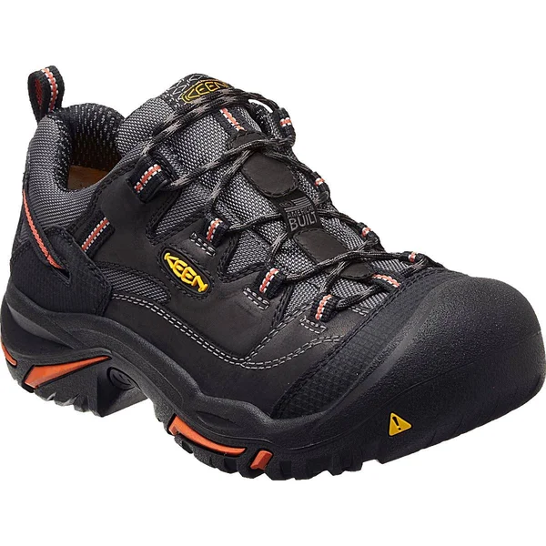 Keen Men's Braddock Low Steel Toe Work Shoes, Black