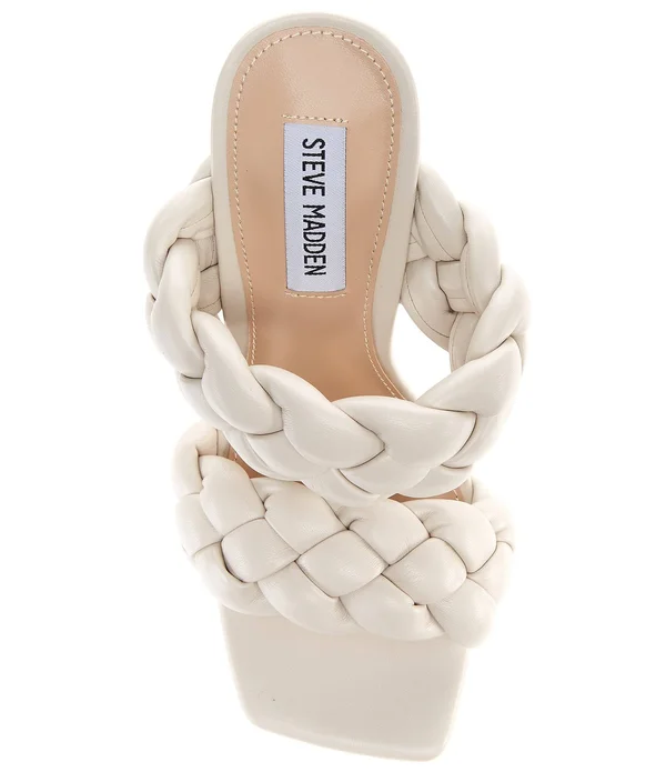 Steve Madden Women's Kenley Braided Sandals - Black - 6.5M