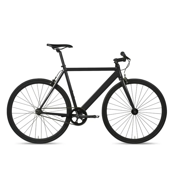 6KU Aluminum Fixed Gear Single-Speed Fixie Urban Track Bike, Shadow Black, 55cm