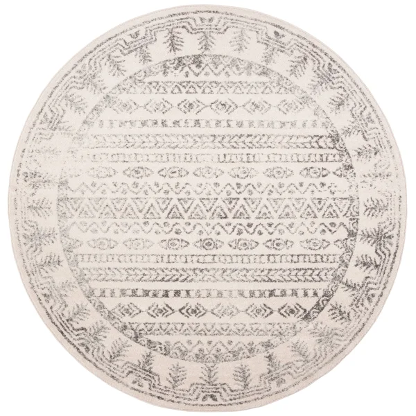 Safavieh Tulum Rusty Moroccan Boho Rug - 2& x 15& Runner - Ivory/Grey