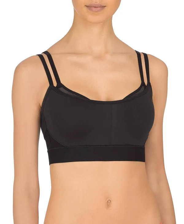 Natori Gravity Contour Underwire Sports Bra - Black - 32D