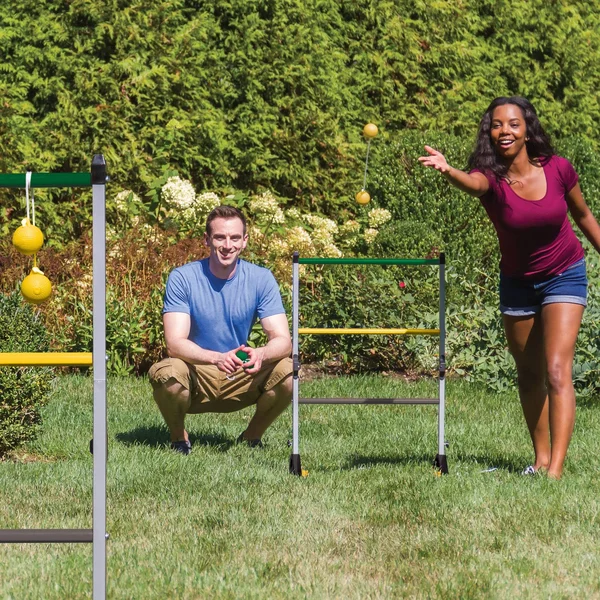 Go Gater Gold Steel Ladderball Set