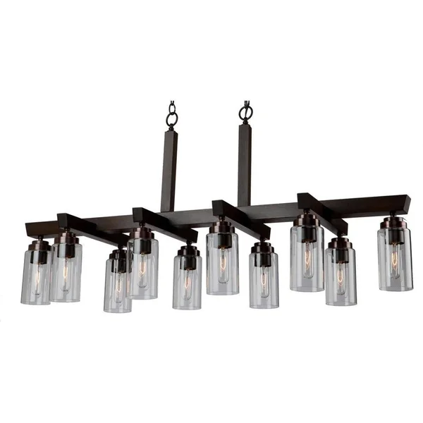 Artcraft Home Glow 10 Light Chandelier, Brunito - AC10860BU