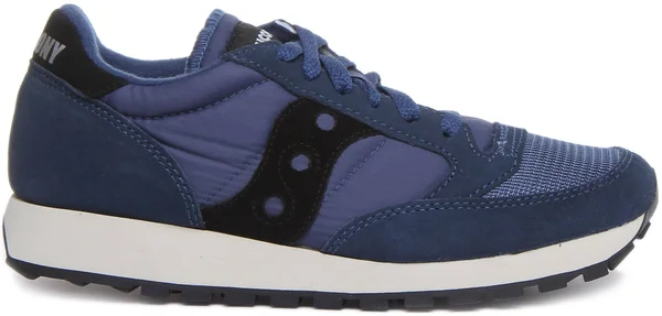 Saucony Jazz Original Vintage Trainers Dark Blue White - 43