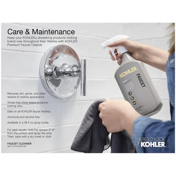 Kohler TS14423-4-BV Purist Rite-Temp Valve Trim with Lever Handle - Vibrant Brushed Bronze