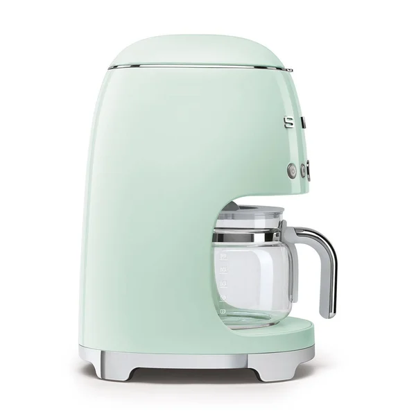 Smeg 50&s Retro Style Aesthetic Drip Coffee Machine, Pastel Green