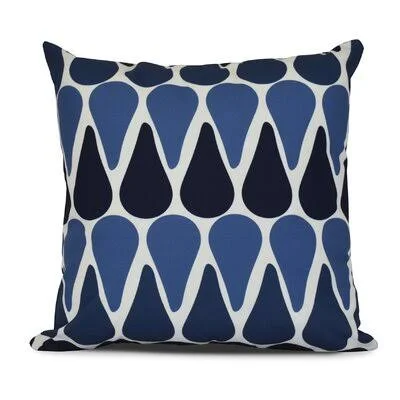 Outdoor Square Pillow Cover & Insert Beachcrest Home Size: 20x22 H x 20x22 W x 3x22 D, Color: Navy Blue