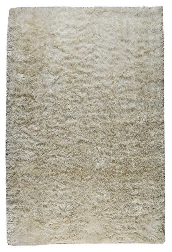 Sunshine Hand-Woven White Area Rug M.A. Trading Rug Size: 5& x 8&