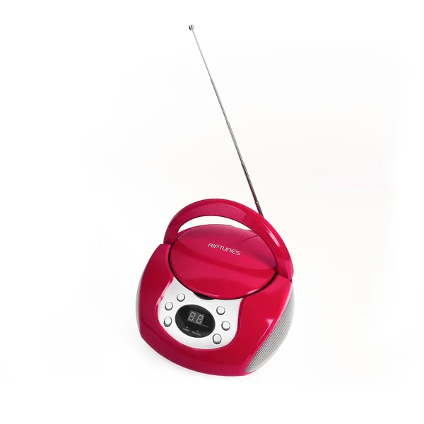 Riptunes CD Boombox w/ AM/FM Radio, Pink