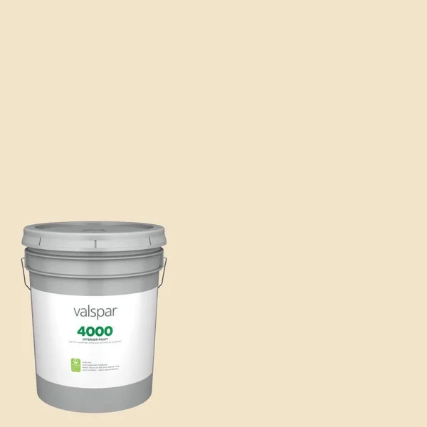 Valspar 4000 Flat Vanillin Hgsw4038 Interior Paint (5-Gallon) - HGSW4038-447510