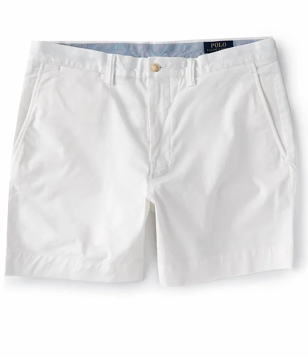 Polo Ralph Lauren Men's Stretch Classic Fit Shorts - White - 35