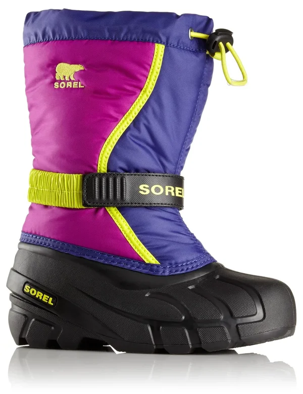 Sorel Youth Flurry Boot - 6 - Grape Juice - Bright Plum