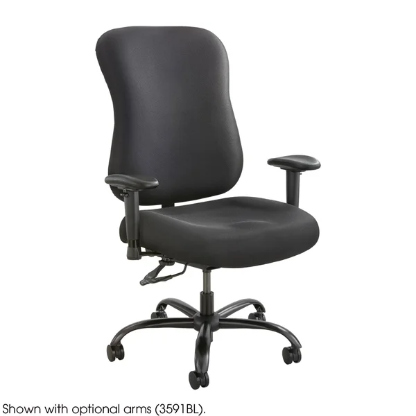 Safco Optimus Big and Tall Chair, Black