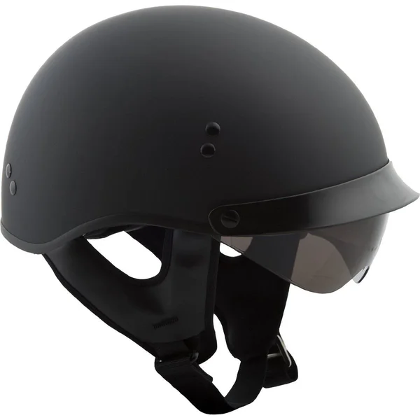 GMAX GM65 Full Dressed Half Helmet Small Black