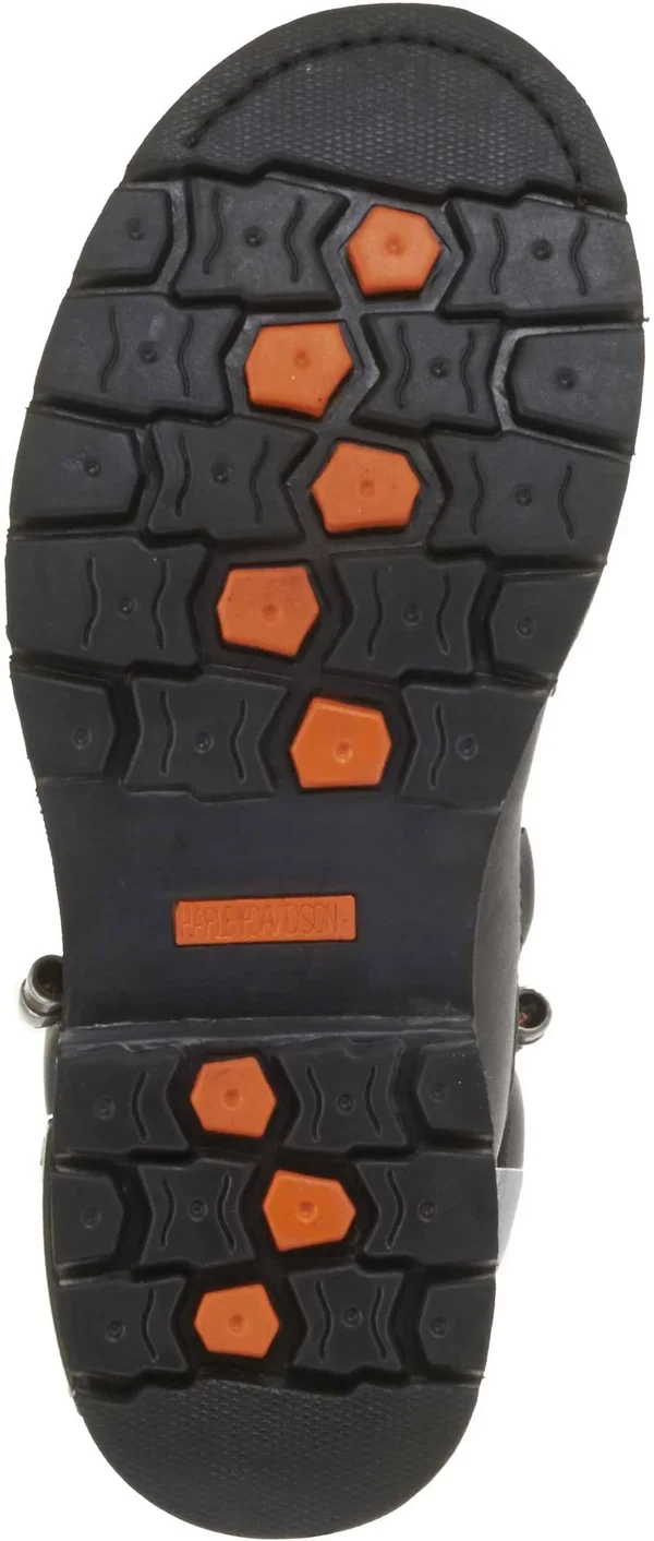 Harley-Davidson Men's Brake Light Motorcycle Boots - Twin Zippers. Wide D91680