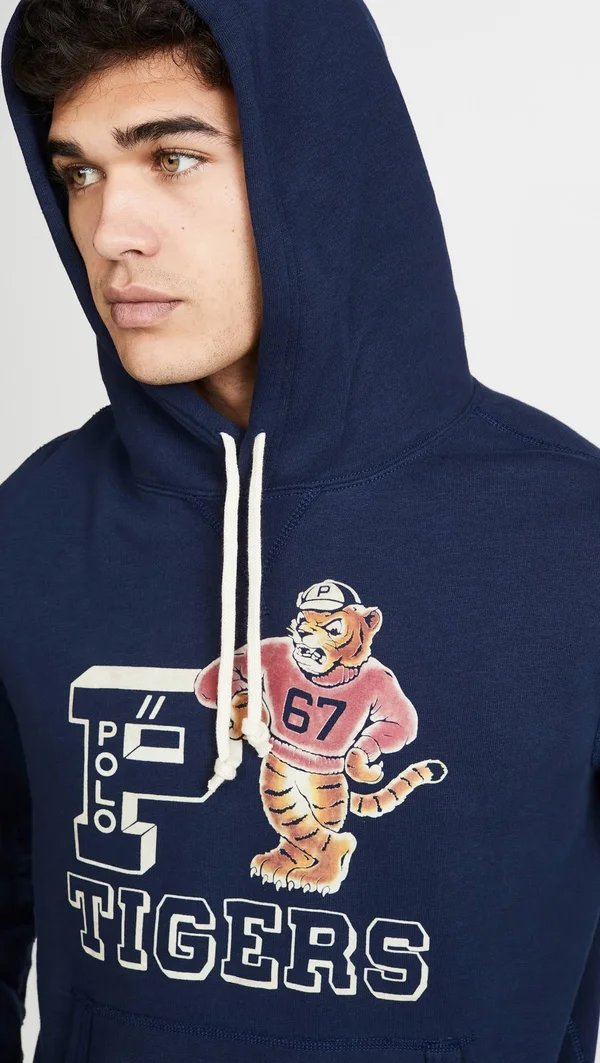 Polo Ralph Lauren Polo Tigers Fleece Hoodie - Navy - L
