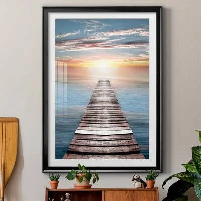 Dusk Escape by Natalie Carpentieri - Picture Frame Photograph Print on Paper Millwood Pines Format: Black Framed - Size: 36x22 H