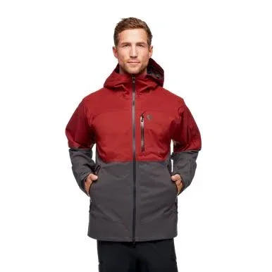 Black Diamond BoundaryLine Mapped Jacket - Men's Anthracite/Walnut, M