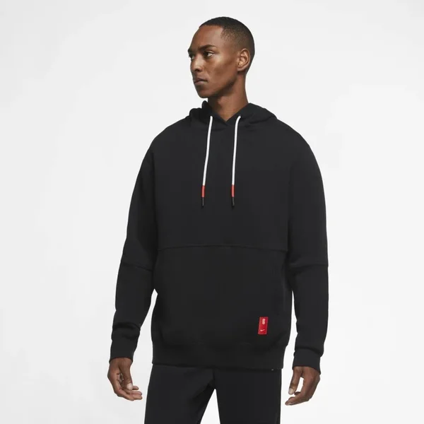 Nike Kyrie Men's Pullover Hoodie in Black - Size: Large, CK6745-010