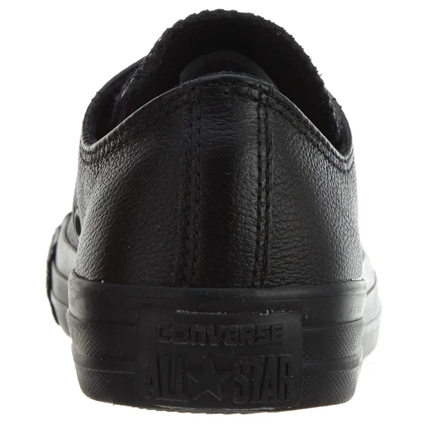 Converse Chuck Taylor All Star Leather Ox (Black Mono) Shoes
