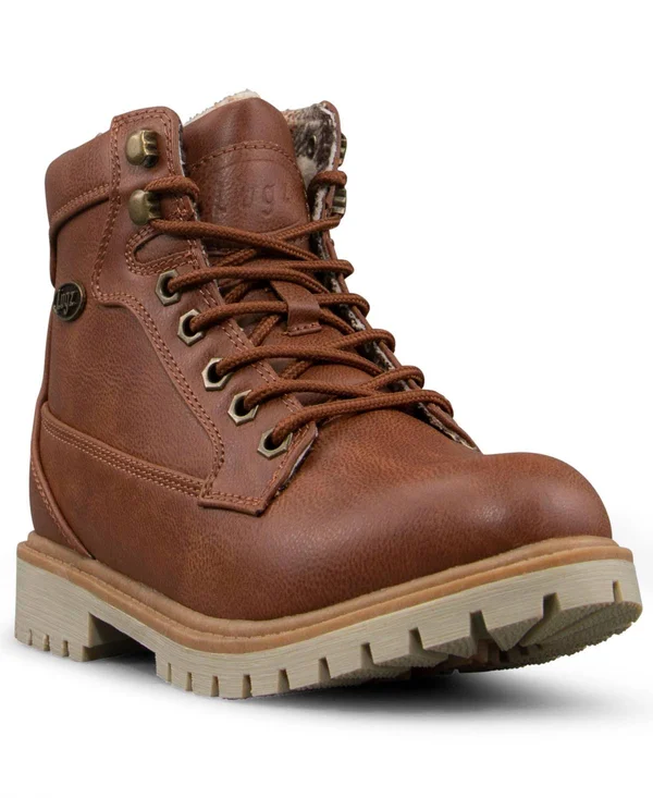 Lugz Women's Mantle Hi 6-Inch Boots in Rust/Gum/Cream - Size 6.5