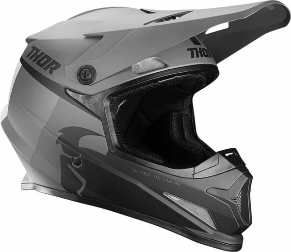 Thor Sector Helmet - 2021 Racer SM Black/Charcoal