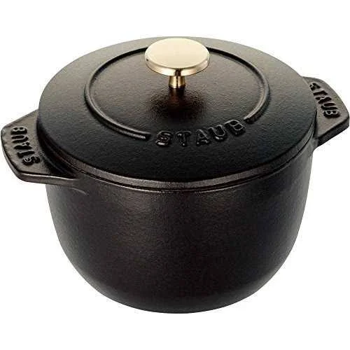 Staub La Cocot De Goghan De Gohan M Size Black 40509-655(Medium Black)