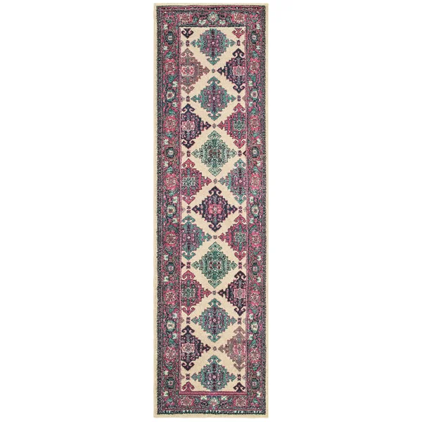 Oriental Weavers Bohemian 6997D 7&10x22 x 10&10x22 Ivory Area Rug