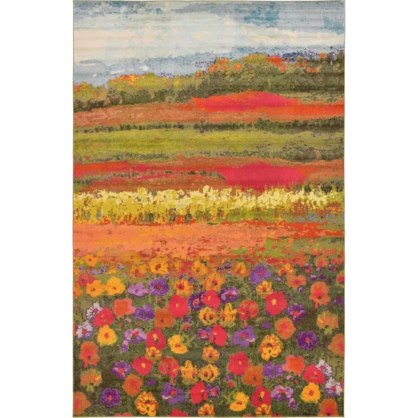 Unique Loom Landis Estrella Area Rug - Multi - 10&6