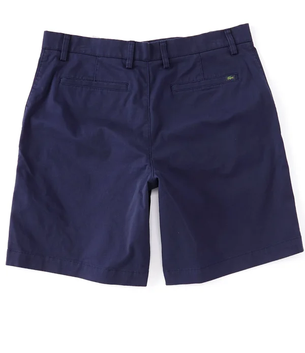 Lacoste Men's Regular Fit Cotton Gabardine Bermuda Shorts - White, 30