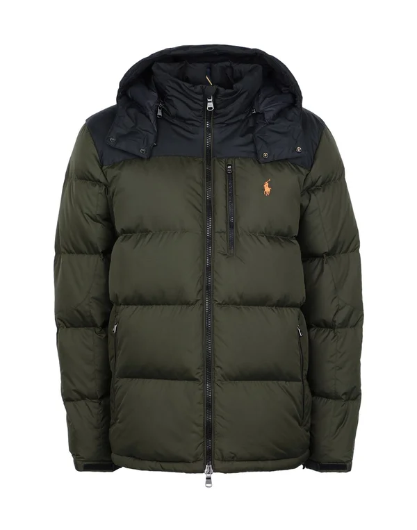 Polo Ralph Lauren Men's Recycled Jacket - Company Olive/Polo Black - M