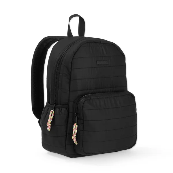 No Boundaries Black Quilted Dome Backpack - Women's, Size: One Size