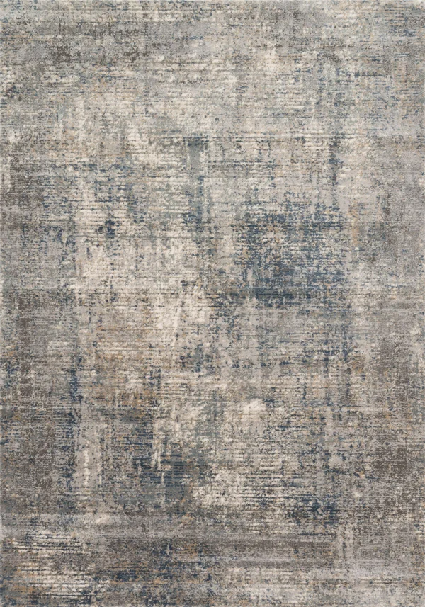 Loloi II Teagan TEA-05 Denim Slate Rug - 6 ft 7 in x 9 ft 2 in