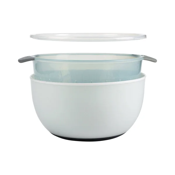 OXO Good Grips 3 Piece Large Bowl & Colander Set Sea Glass